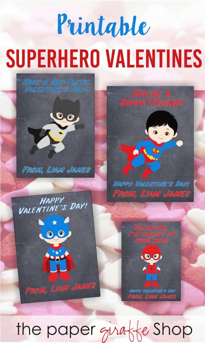 Free Printable Superman Valentine Cards Free Printable