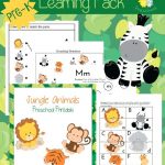 Teach Preschool With Free Jungle Animal Printables | Homeschool   Free Jungle Printables