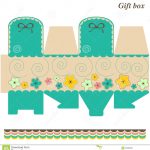 Template Box   Gift Or Candy Stock Vector   Illustration Of Nature   Printable Box Templates Free Download