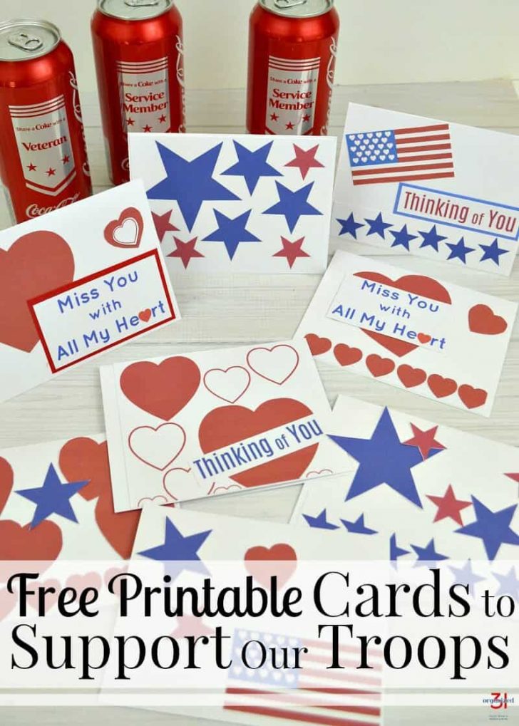 Free Printable Thank You Cards For Soldiers