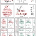 The Best Free Christmas Printables – Gift Tags, Holiday Greeting   Santa Gift Tags Printable Free