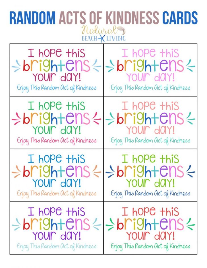 Free Printable Compliment Cards
