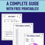The Debt Snowball Method: A Complete Guide With Free Printables   Debt Snowball Worksheet Free Printable