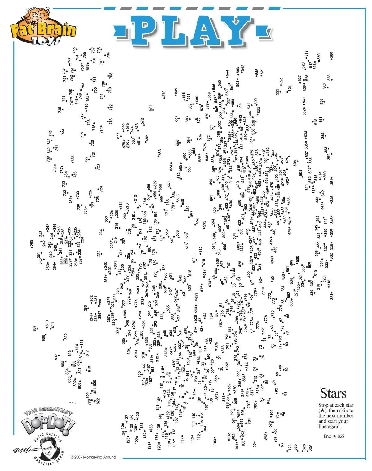 The Greatest Dot To Dot - Free Printable Activity | Dot To Dot&amp;#039;s - Dot To Dot Free Printables