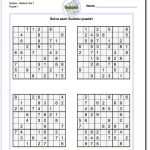 These Printable Sudoku Puzzles Range From Easy To Hard, Including   Free Printable Sudoku Puzzles