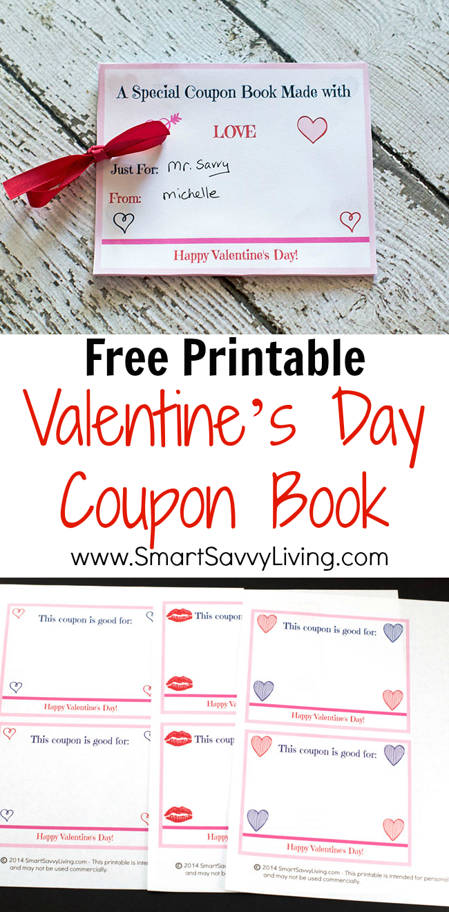 This Free Printable Valentine's Day Coupon Book Is A Great Frugal - Free Printable Payment Coupon Book