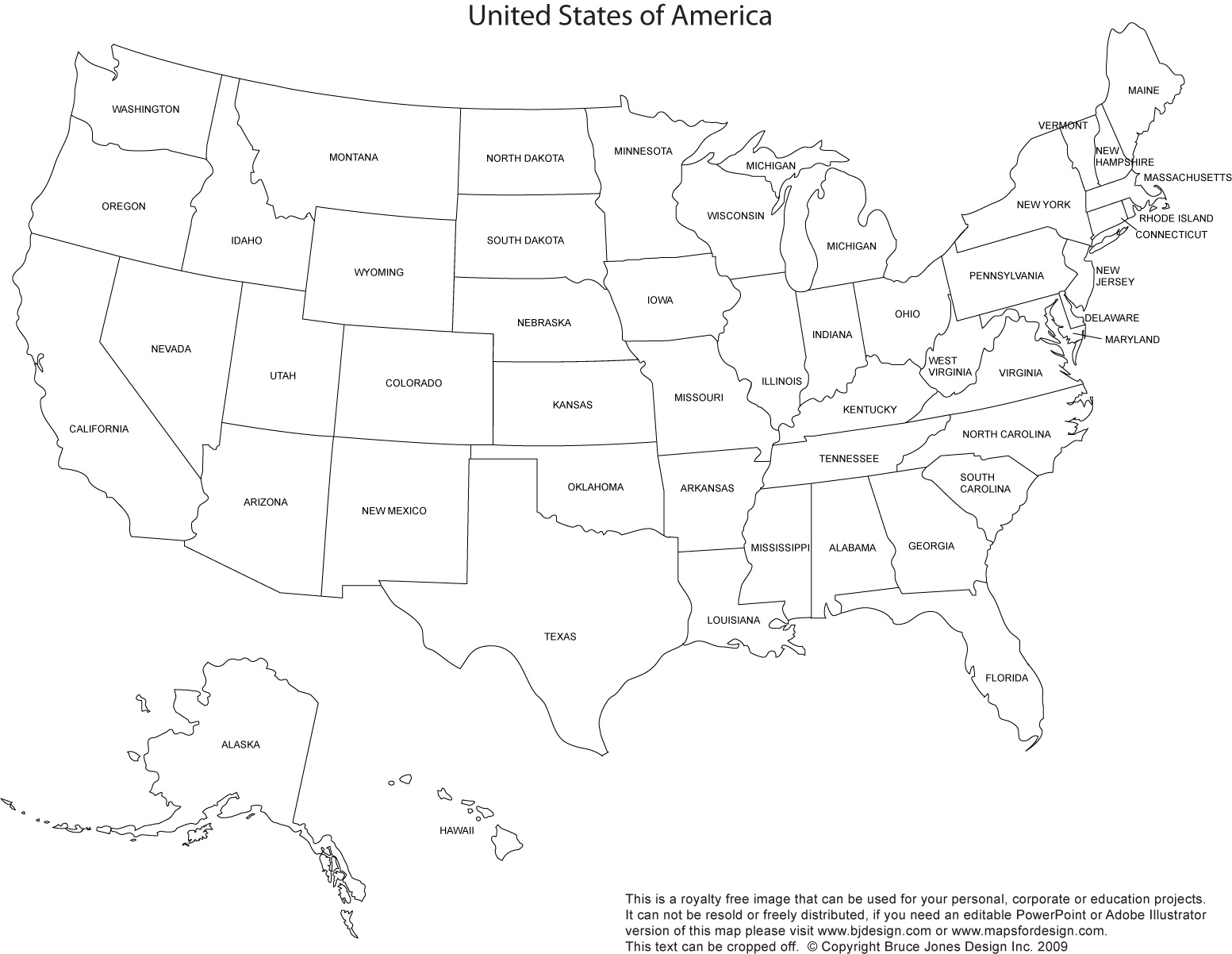Us State Outlines No Text Blank Maps Royalty Free • Clip Art Free