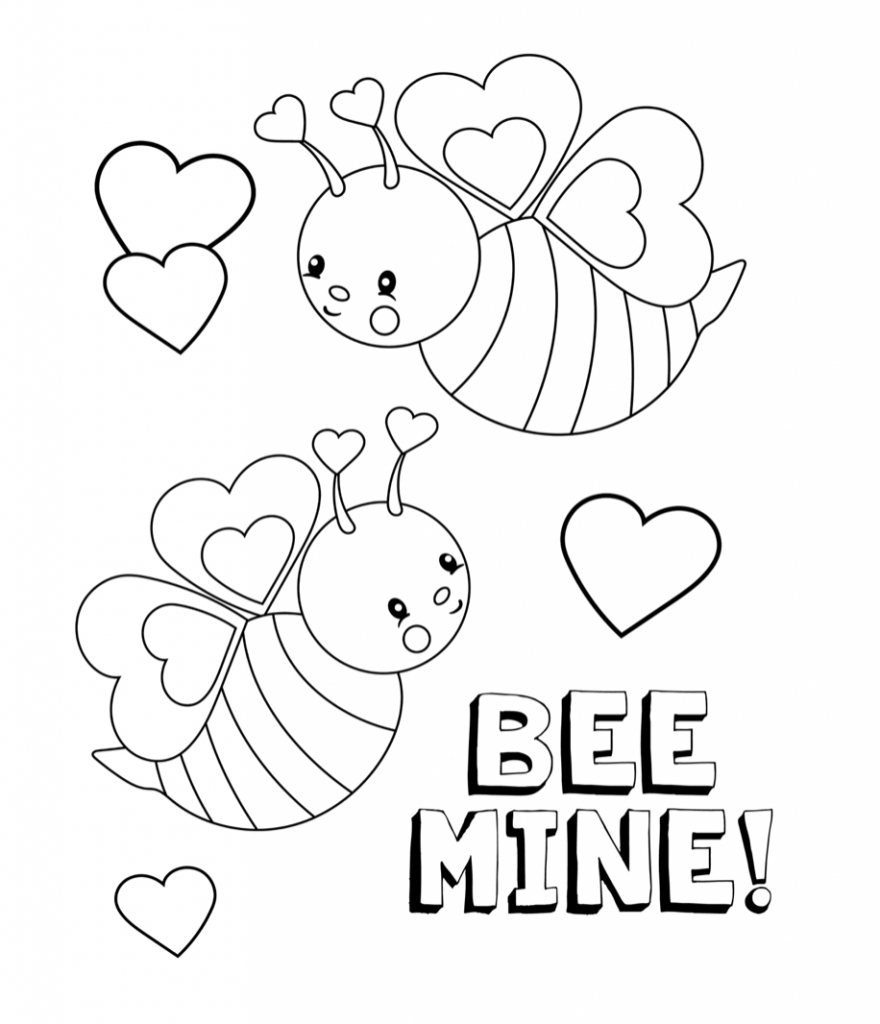 Valentines Coloring Pages - Happiness Is Homemade - Free Valentine Printables Coloring