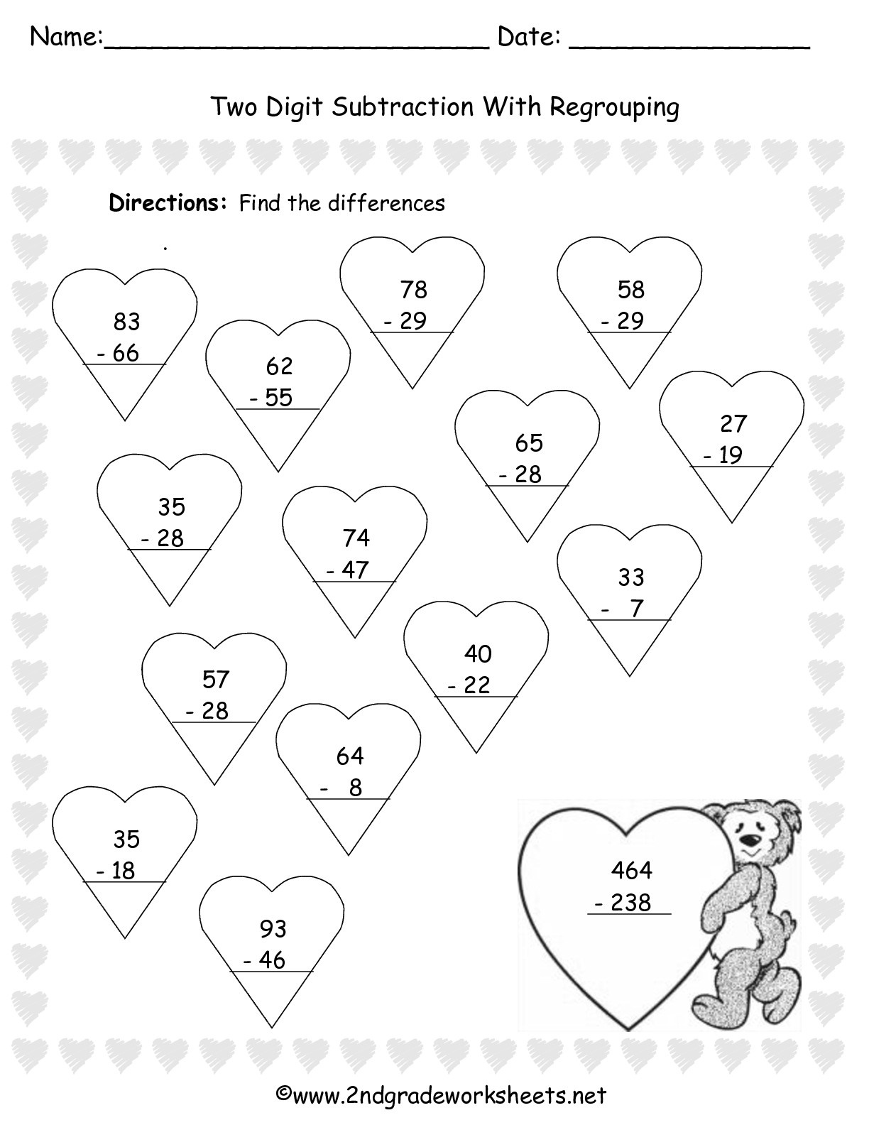 Valentine&amp;#039;s Day Printouts And Worksheets - Free Valentine Math Worksheets And Printables