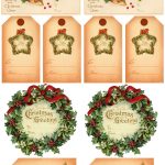 Vintage Christmas Gift Tags | Vintage Printables | Christmas Gift   Free Printable Vintage Christmas Images