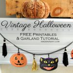 Vintage Halloween Printable Garland   Free Vintage Halloween Printables
