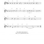 We Shall Overcome, Free Clarinet Sheet Music Notes   Free Sheet Music For Clarinet Printable