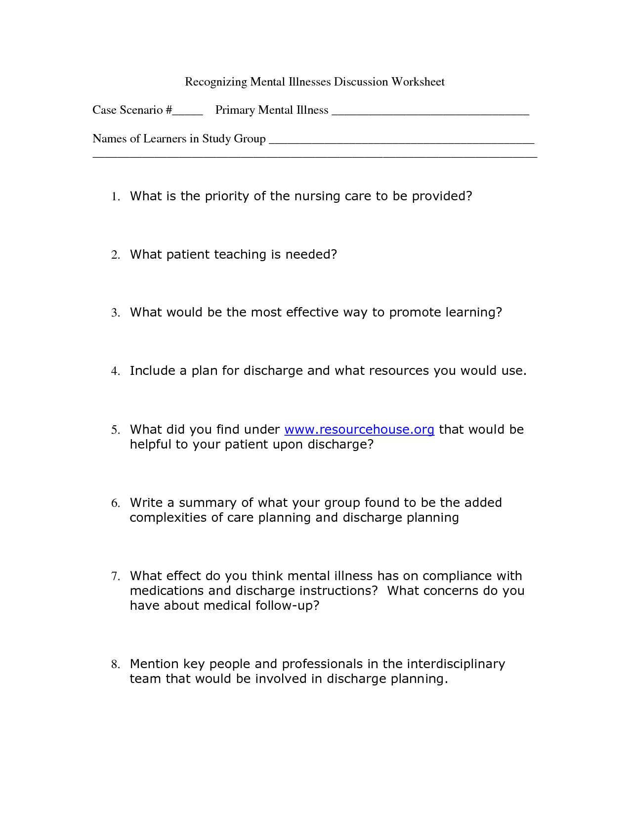 Worksheet : Free Mental Health Worksheets Davezan L For Kids - Free Printable Mental Health Worksheets