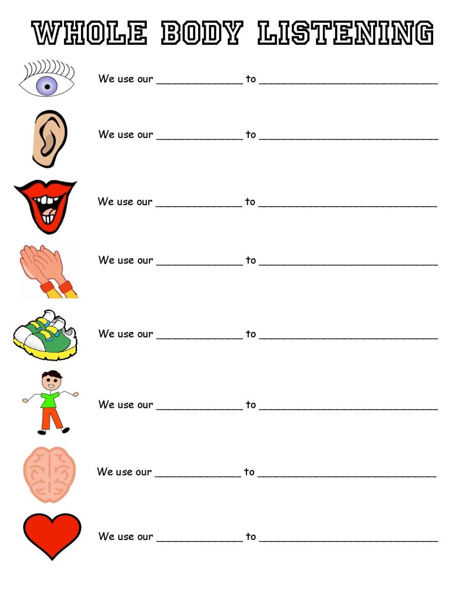 Worksheet : Kids Free Printable Social Skills Worksheets Listening - Free Printable Social Skills Activities Worksheets