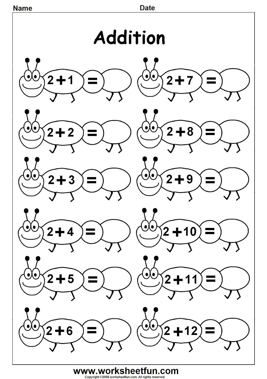 Worksheetfun - Free Printable Worksheets | Teaching - Mathematics - Free Printable Sheets For Kindergarten