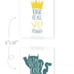 Your Baby Will Love These Where The Wild Things Are Free Printables   Where The Wild Things Are Printables For Free
