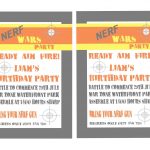 Yvonne Byatt's Family Fun: Nerf Party Printables | For Max | Nerf   Free Nerf Printables
