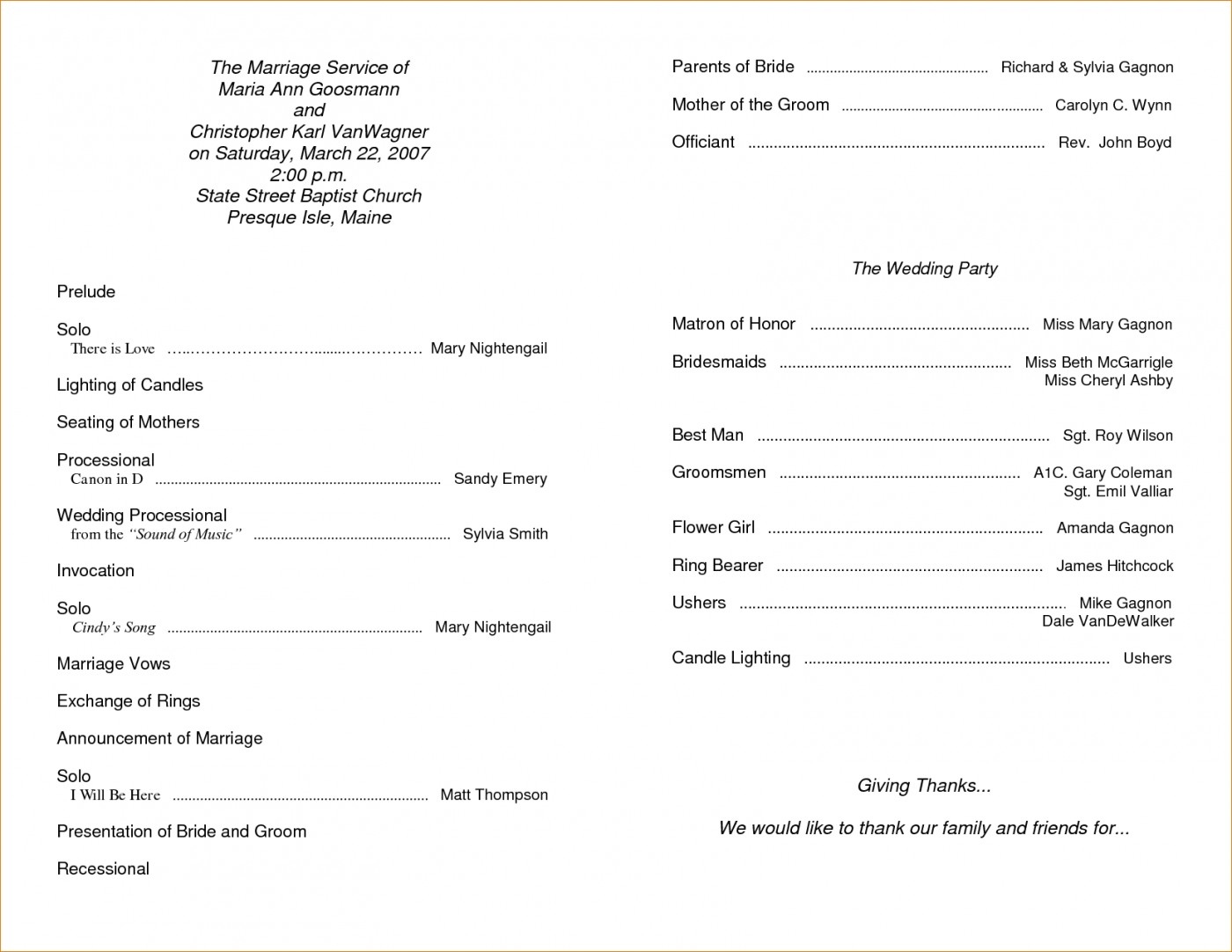 004 Free Printable Church Program Templates Template Ideas - Free Printable Church Program Template