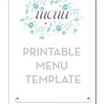 006 Menu Template Free Printable Staggering Ideas Wedding Card   Christmas Menu Printable Template Free