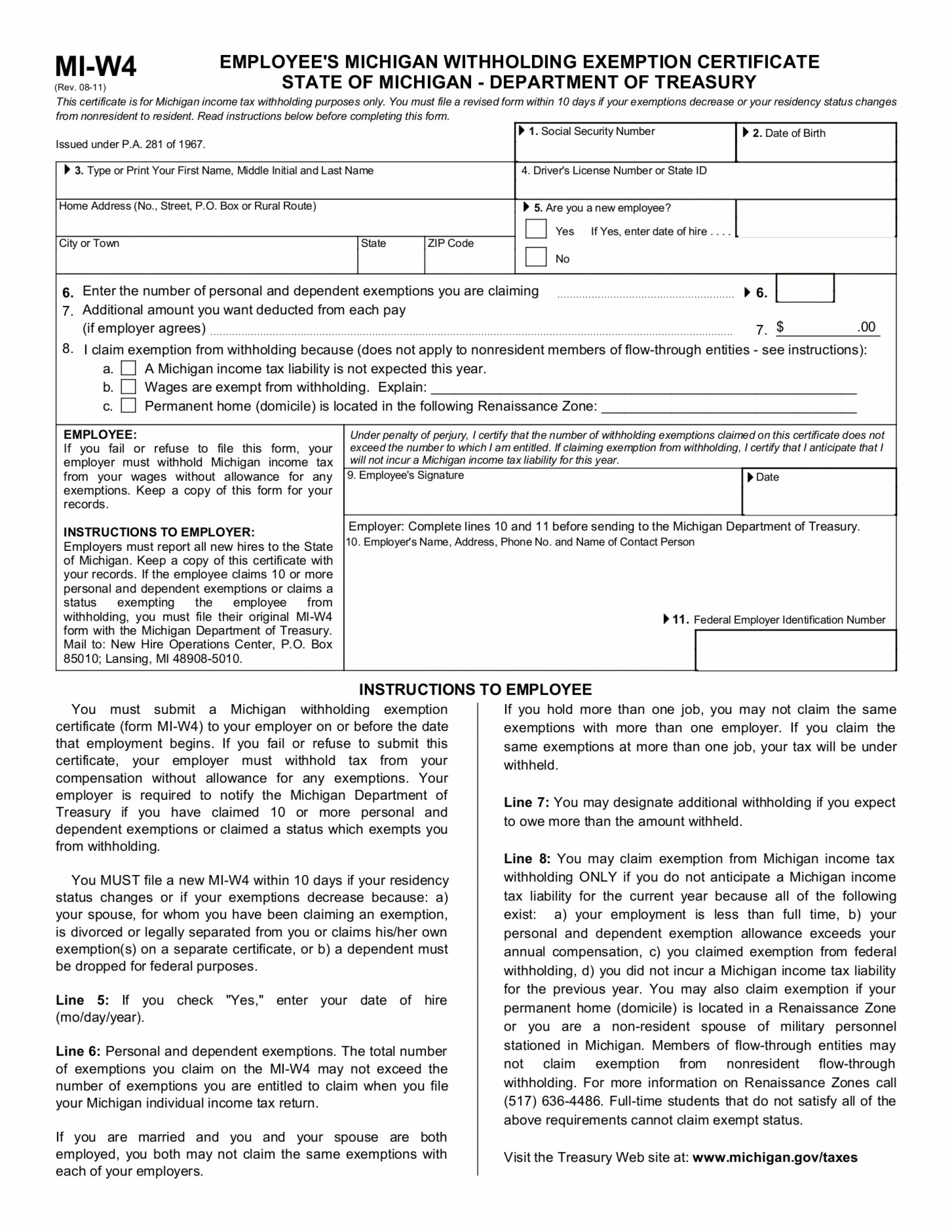 006 Page1 1200Px State And Local Sales Tax Rates Pdf Michigan Form - Free Printable W 4 Form