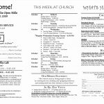 014 Church Program Templates Free Download Awesome Enchanting   Free Printable Church Program Templates