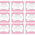 019 Free Printable Raffle Ticket Template Ideas Baby Shower Tickets   Free Printable Diaper Raffle Ticket Template Download