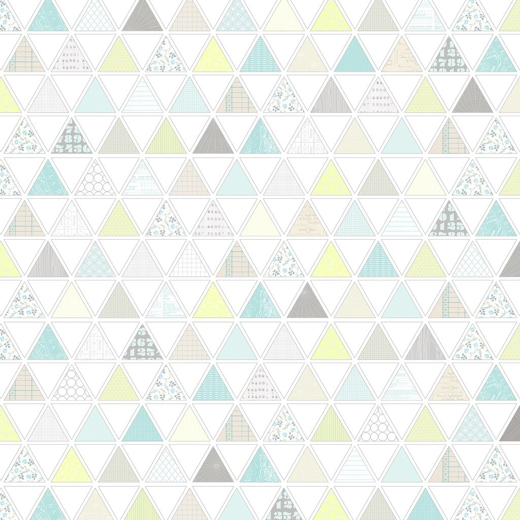 1 Pattern-Filled Triangles - Free Printable Digital Patter… | Flickr - Free Printable Paper