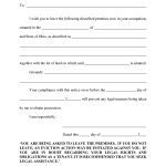 10 Best Images Of Eviction Notice Florida Form Blank Template Via 3   Free Printable Blank Eviction Notice