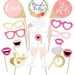 10 Easy (And Fun!) Bachelorette Printables | Bridal Shower | Bridal   Bachelorette Photo Booth Props Printable Free