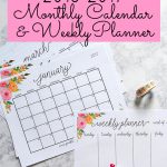 10 Free 2017 Printable Calendars | Blonde Mom Blog   Free 2017 Printable