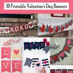 10 Free Printable Valentine's Day Banners   Printables 4 Mom   Free Printable God Bless Banner