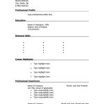 100 Free Printable Resume Templates | Resume | Free Printable Resume   Free Online Printable Resume Forms
