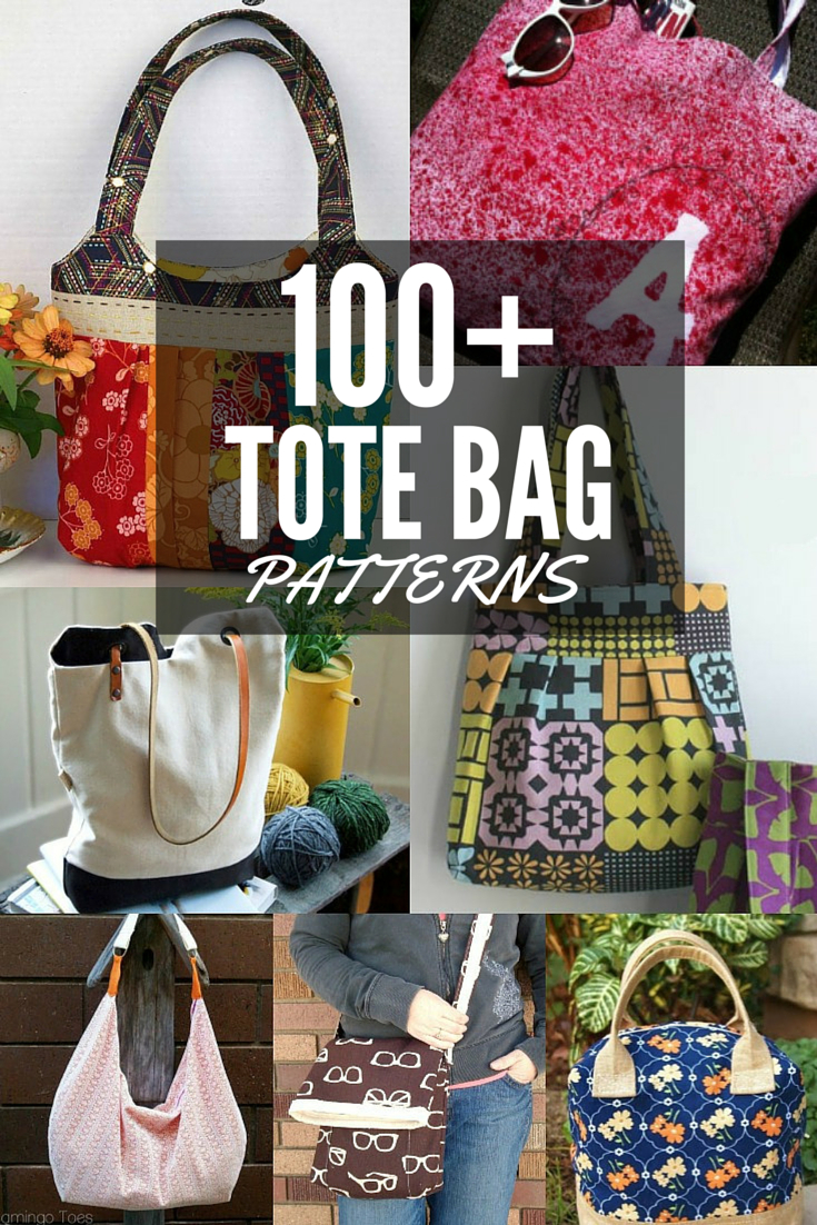 100+ Free Tote Bag Patterns | Round Up - The Sewing Loft - Free Printable Purse Patterns To Sew