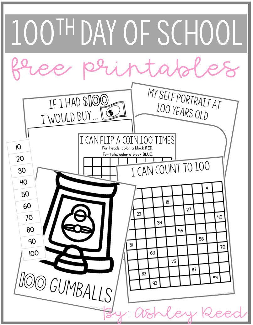 100Th Day Of School - Free Printables, Activities, And Ideas | Free - 100 Days Of School Free Printables