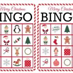 11 Free, Printable Christmas Bingo Games For The Family   Free Printable Xmas Cards Download