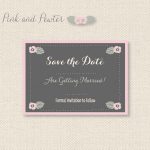 11 Free Save The Date Templates   Free Printable Save The Date Templates