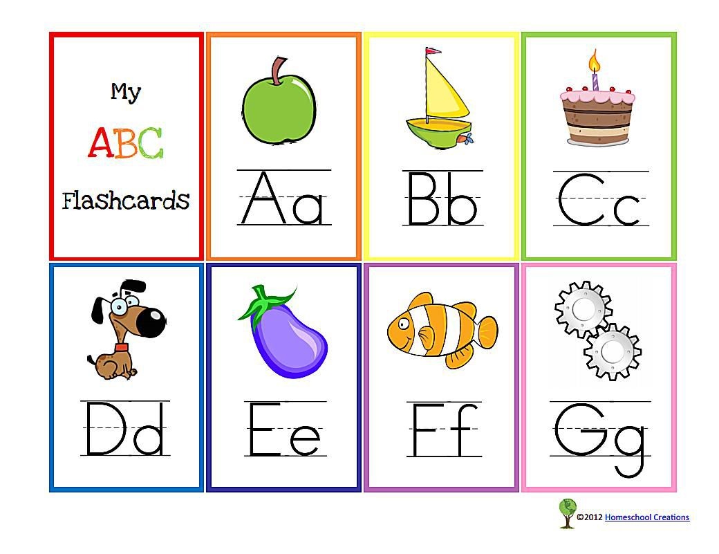 11 Sets Of Free, Printable Alphabet Flashcards - Abc Printables Free