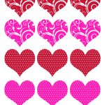 11 Valentine Heart Template Images   Free Printable Valentine Hearts   Free Printable Hearts