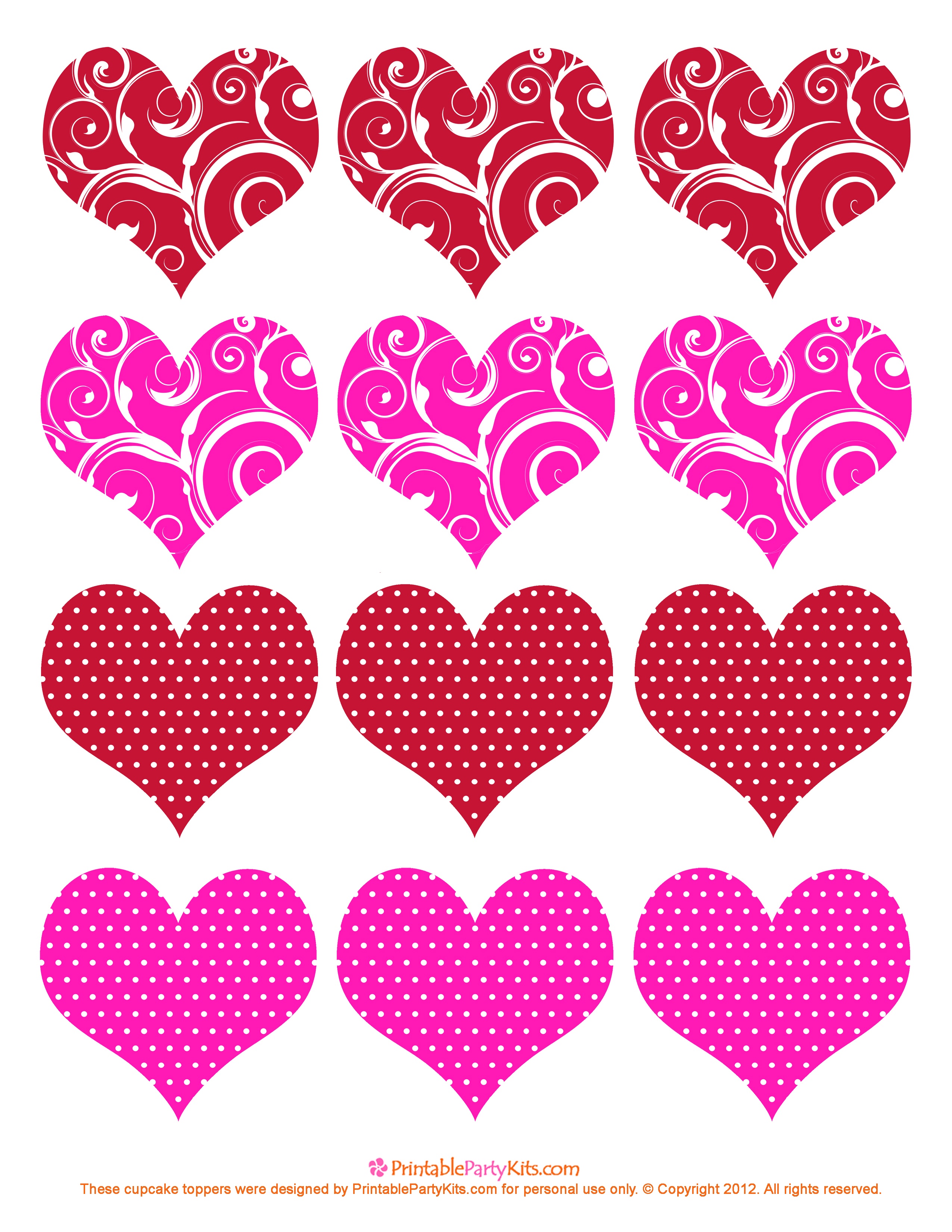 11 Valentine Heart Template Images - Free Printable Valentine Hearts - Free Printable Valentine Heart Patterns