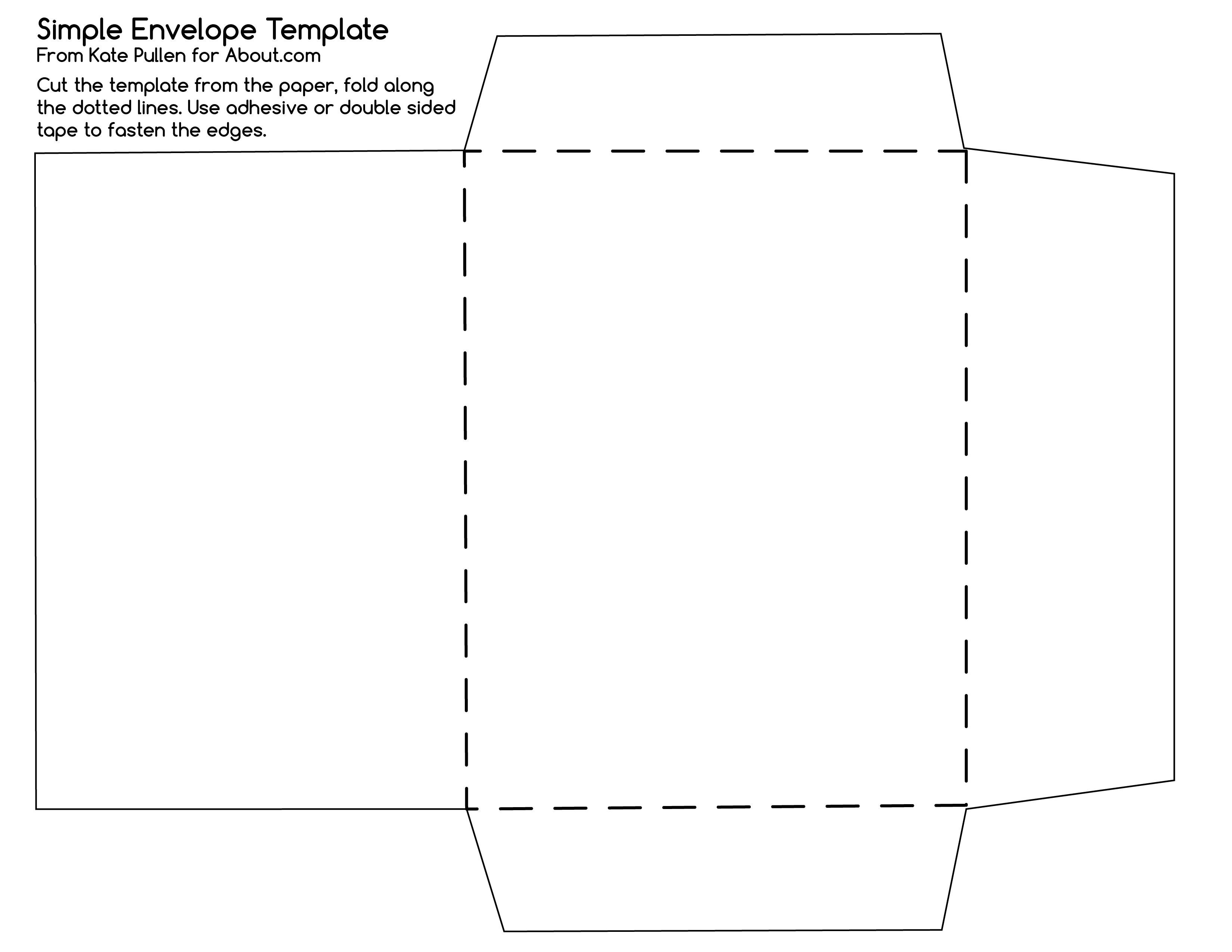 12 Free Printable Templates | D I Y | Diy Envelope Template - Free Printable Envelope Size 10 Template