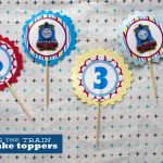 126. Thomas Cupcake Toppers. | Make Great   Free Printable Train Cupcake Toppers
