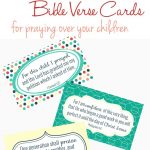 14 Bible Verses Every Mom Can Pray Over Her Children   The   Free Printable Bible Verses For Children
