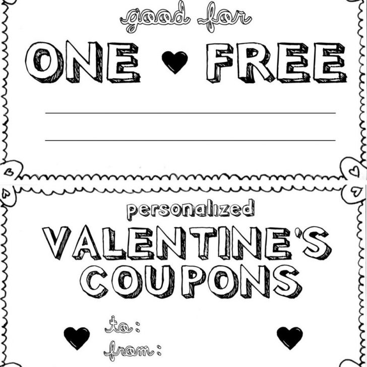 Free Printable Valentines Day Coupons For Boyfriend