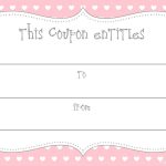 15 Sets Of Free Printable Love Coupons And Templates   Make Your Own Printable Coupons For Free