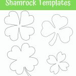 17+ Free Printable Four Leaf Clover & Shamrock Templates | Free   Four Leaf Clover Template Printable Free