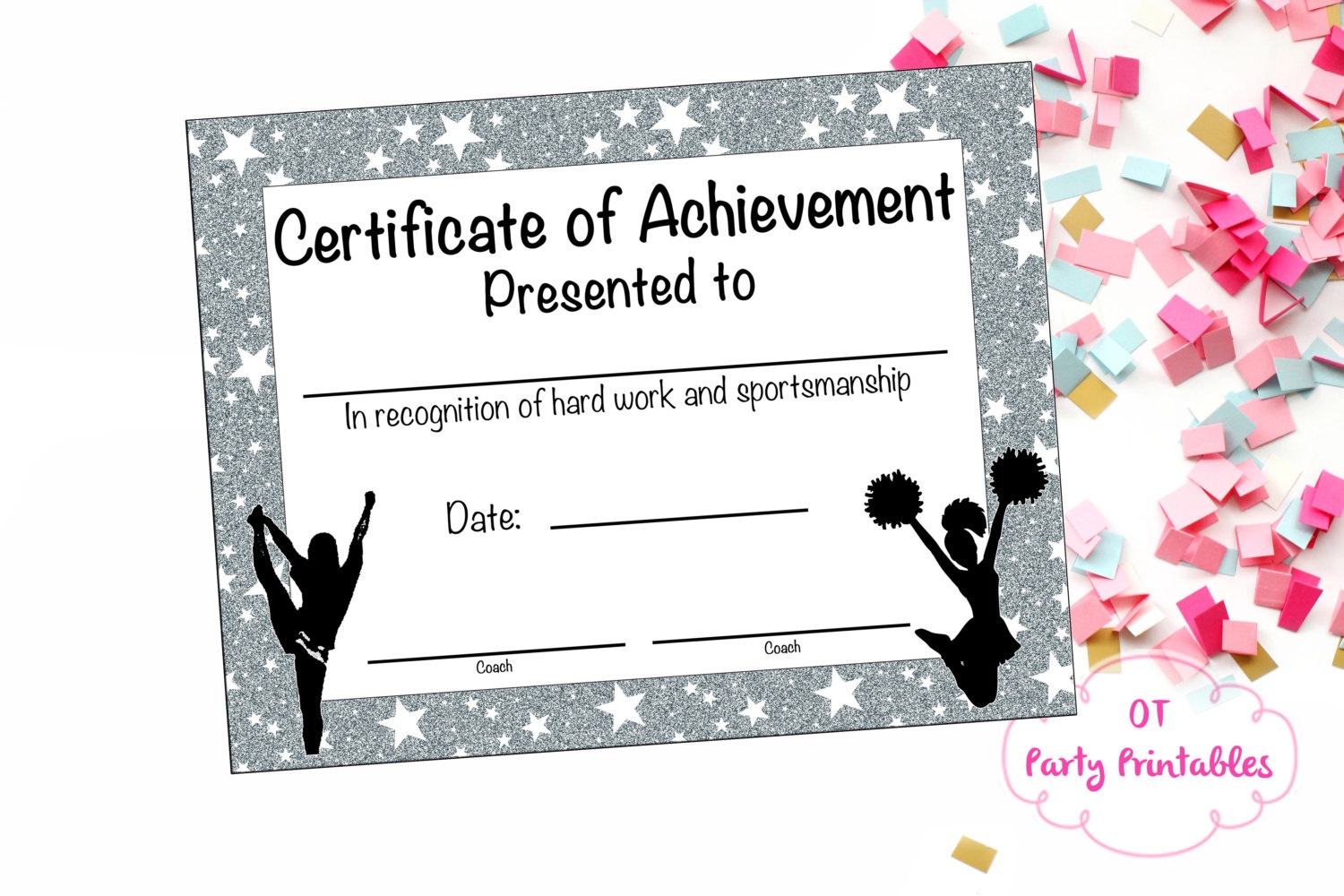 17 Images Of Megaphone Award Certificate Template | Unemeuf - Free Printable Cheerleader Certificates