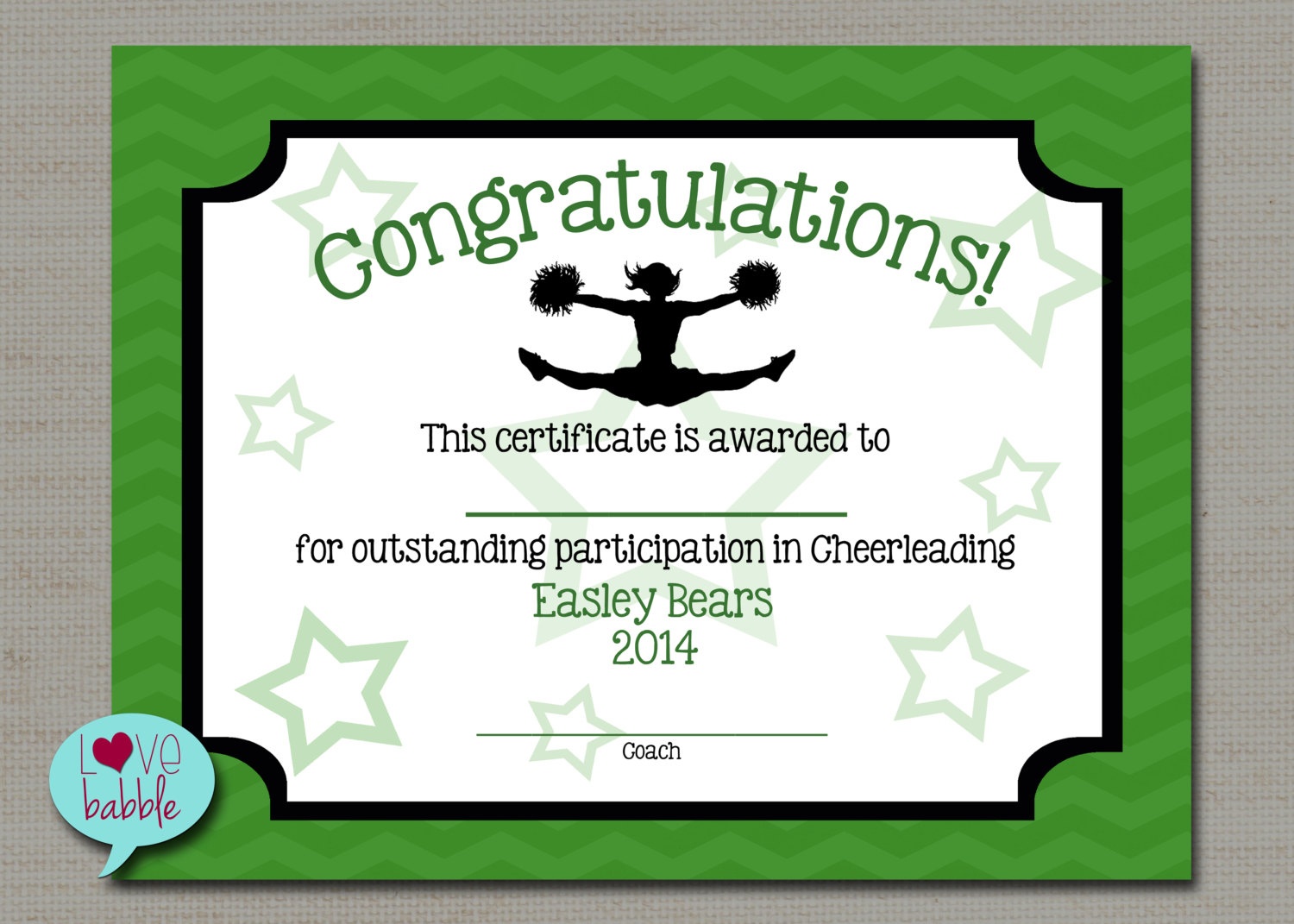 17 Images Of Megaphone Award Certificate Template | Unemeuf - Free Printable Cheerleader Certificates