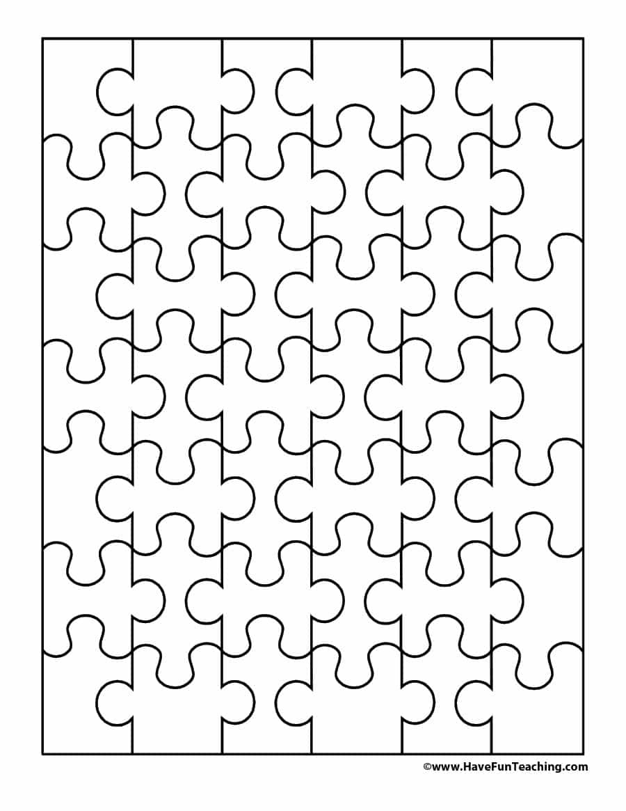 19 Printable Puzzle Piece Templates ᐅ Template Lab - Free Blank Printable Puzzle Pieces
