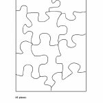 19 Printable Puzzle Piece Templates ᐅ Template Lab   Free Printable Blank Puzzle Pieces