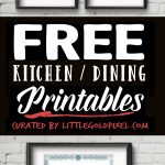 20 Kitchen Free Printables • Wall Art Roundup • Little Gold Pixel   Free Funny Kitchen Printables